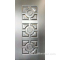 Placa de puerta de acero en relieve en relieve